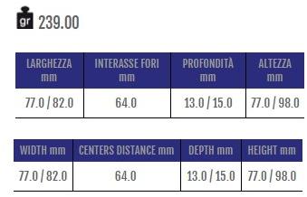 Cosma Встраиваемая ручка для мебели из замака  12613  - Вид №1