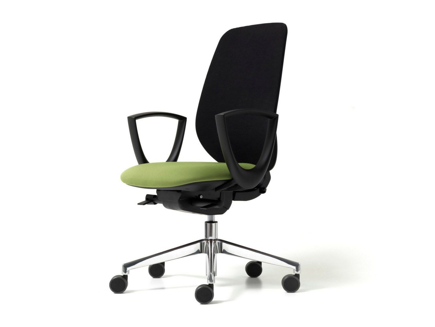 Офисное кресло с регулируемой высотой и сеткой с 5 спицами Diemme Кожа ARCH-00025677 - Вид №5