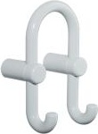 801.90.031 Двойной крючок для гардероба с держателем символа HEWI System 111 | Polyamid  - Вид №8