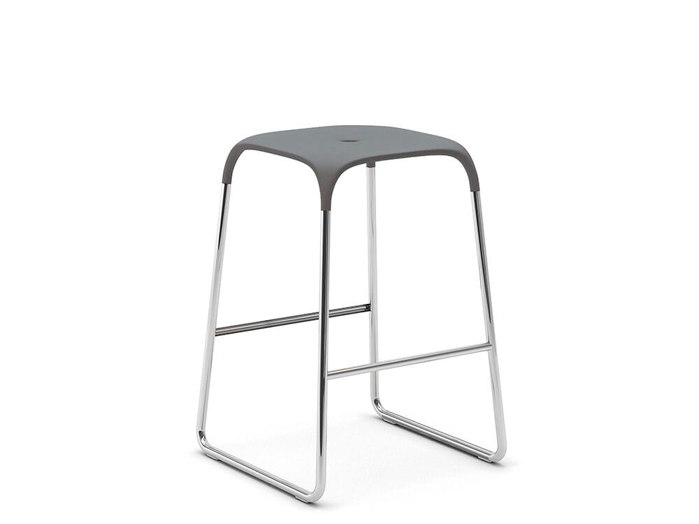Высокий стальной табурет с подставкой для ног Infiniti BOBO STOOL ARCH-00142798 - Вид №3
