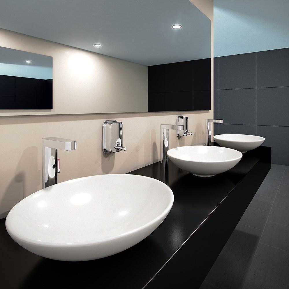 Бесконтактный смеситель с рычагом, высокий, с чёрной крышкой Presto SO'O 56207 56207.0 - Вид №3