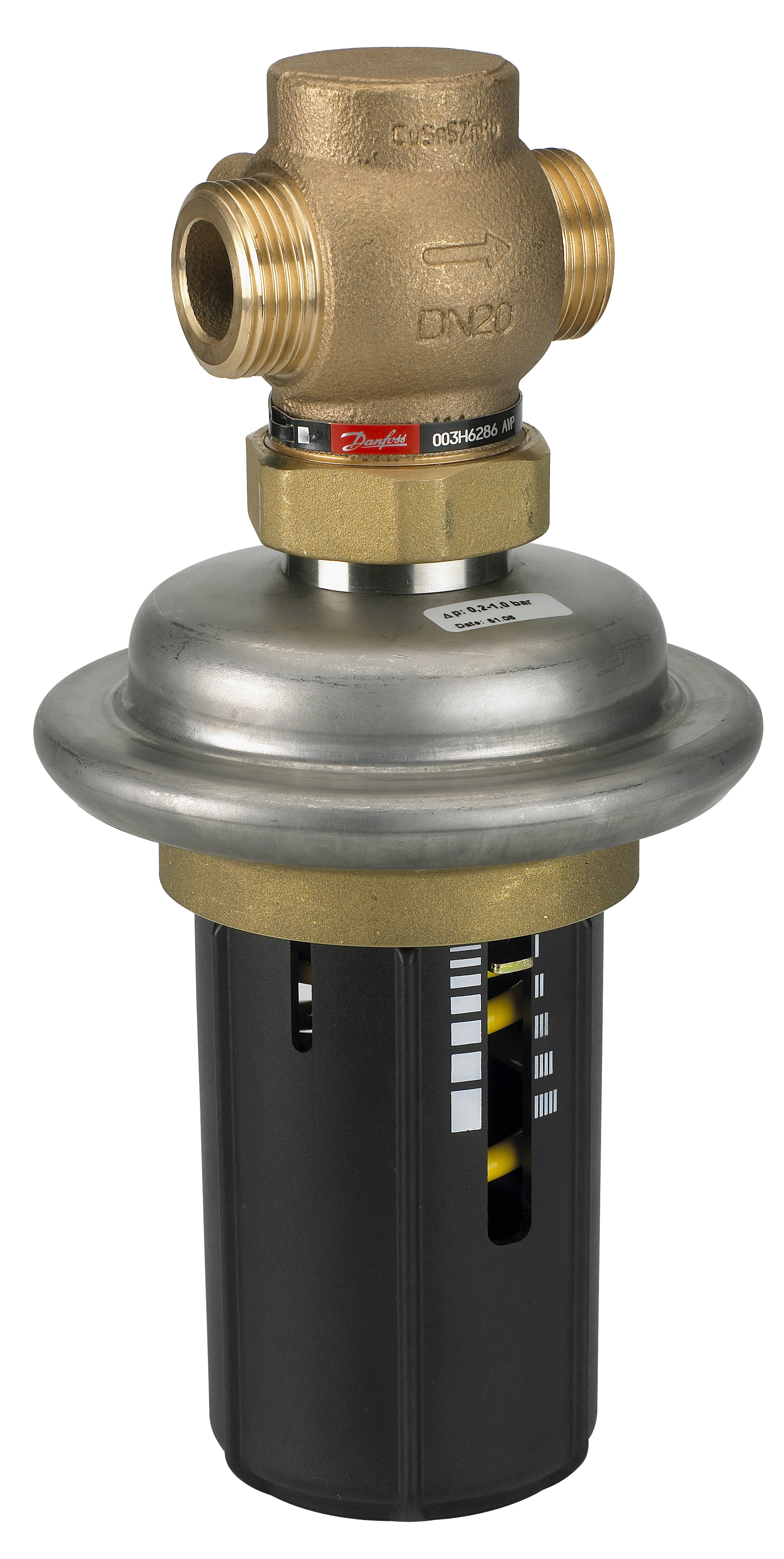 Danfoss Регулятор перепада давлений DPR для монтажа на обратном трубопроводе РПД DPR PN25 32/12,5/0,3-2,0фл./обр. 003H6141  - Вид №4
