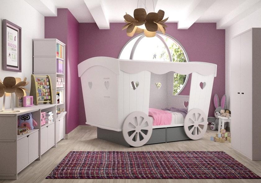 Mathy by Bols Полуторная односпальная кровать из МДФ Lits creatifs sun-id-1514575 - Вид №6