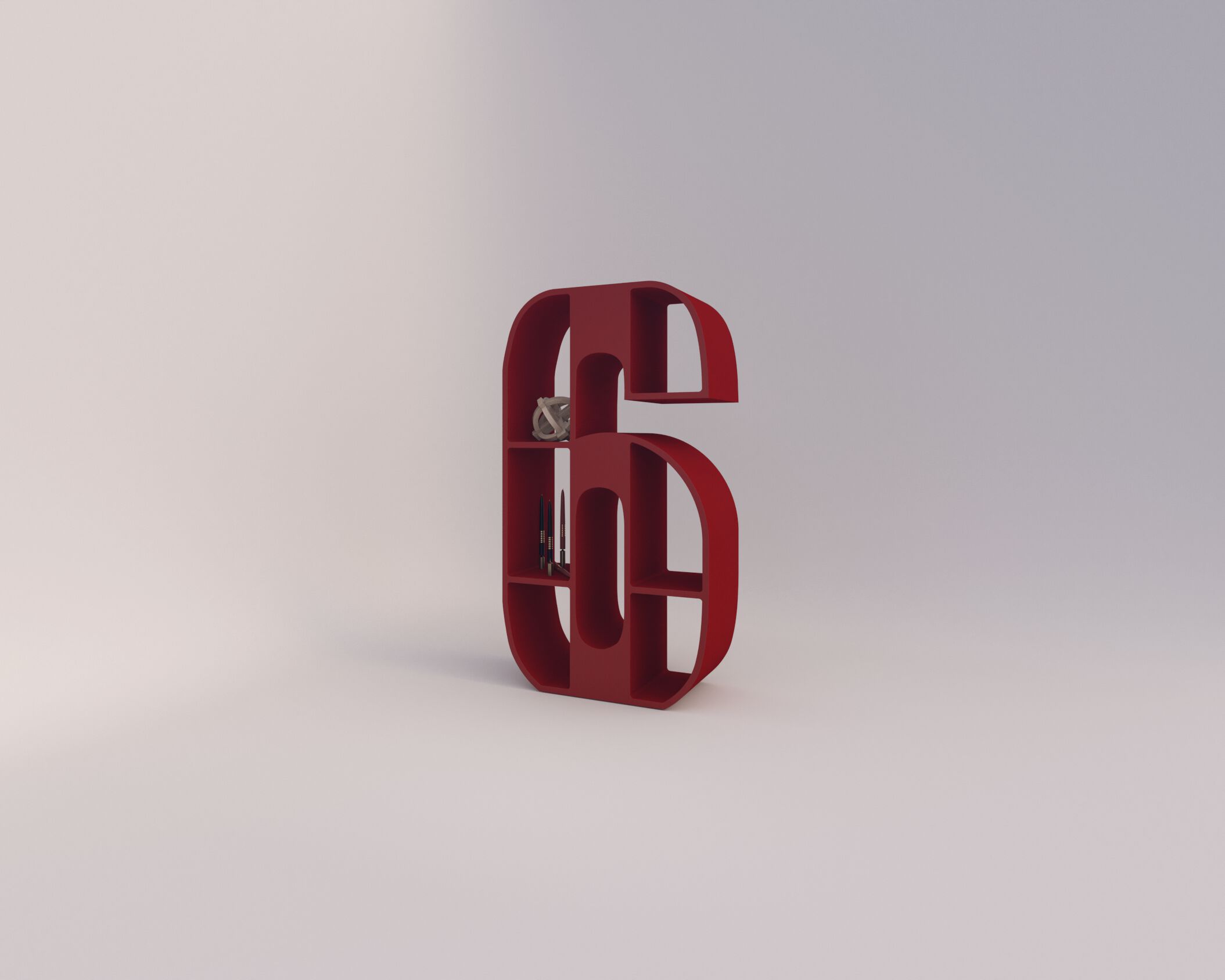 Мебель контейнеры в бетонной конструкции Voltan 555 ARCH-00065661 - Вид №53