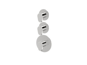 Смеситель для душа с 3 отверстиями и отдельными розетками