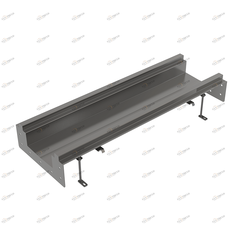 Промышленный коробчатый желоб из нержавеющей стали AISI 316L ALCAPLAST APR11201