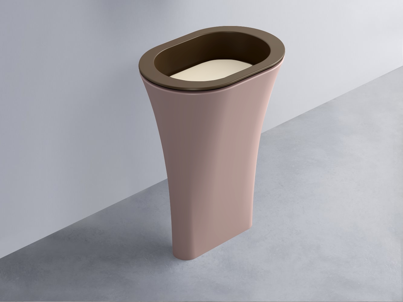 AMLA65-CA+AMPILO-LN+AMCOLO-CP Раковина Amedeo Ovale отдельностоящая cielo Enjoy + Amedeo Ceramica Cielo