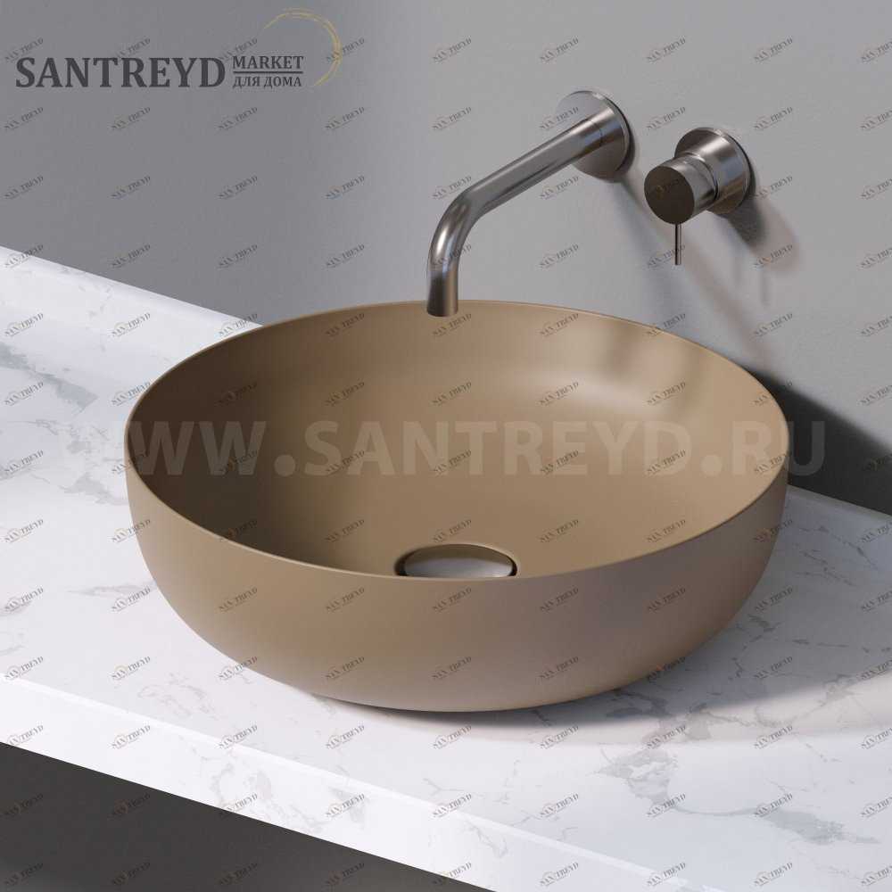 L615132 Накладная раковина на столешницу  круглая A. e T. Italia ELITE AeT ITALIA