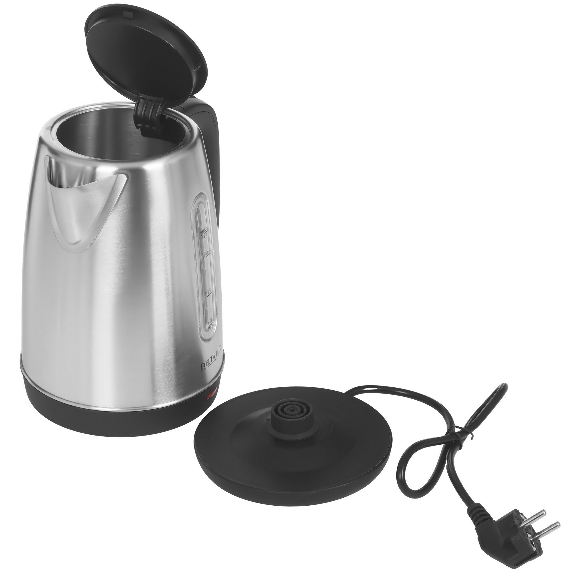 9233367 Электрочайник DELTA LUX DE-1015 черный STDN-0128049 - Вид №4