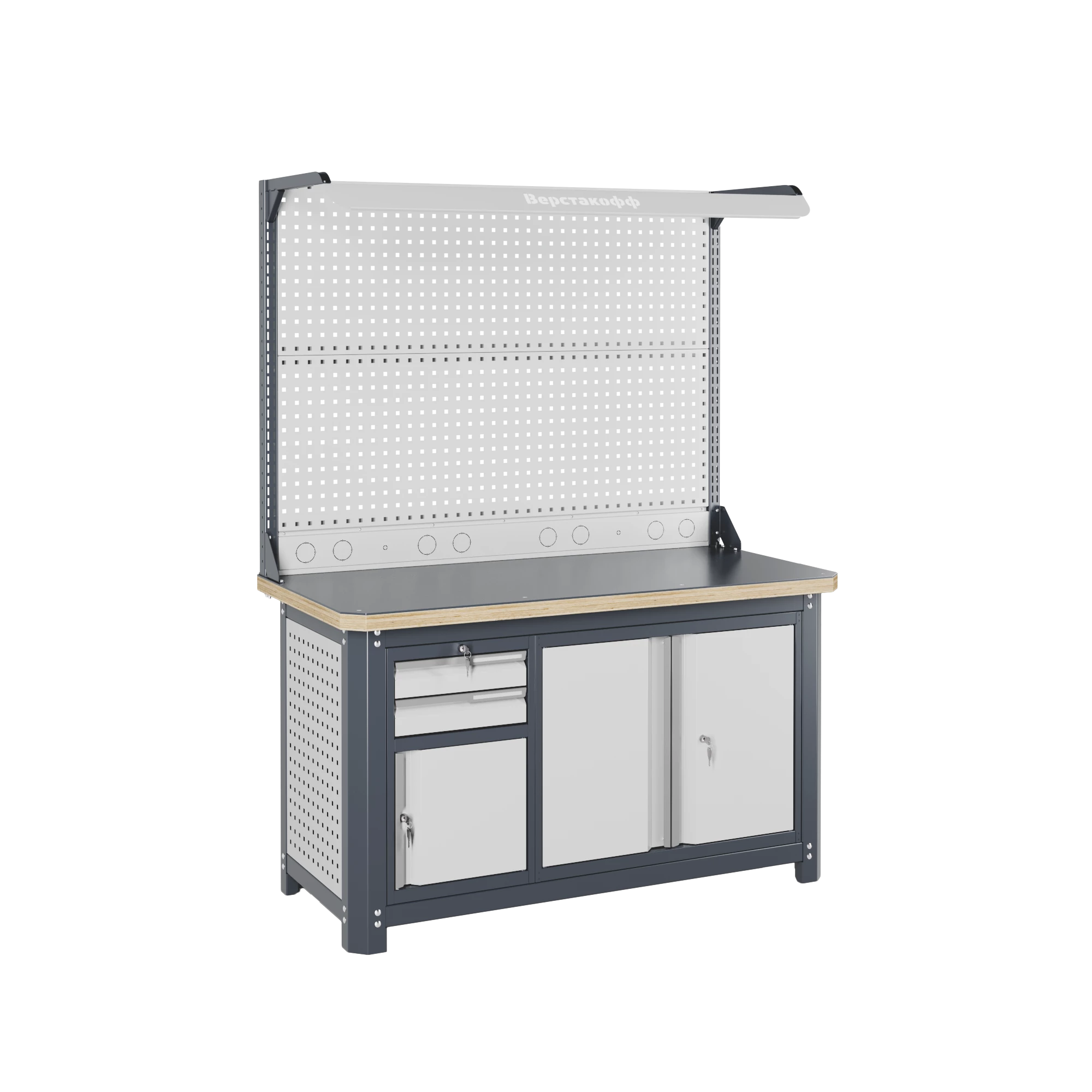 Верстак слесарный MCN 1552.S9L7-2FR Верстакофф 111530