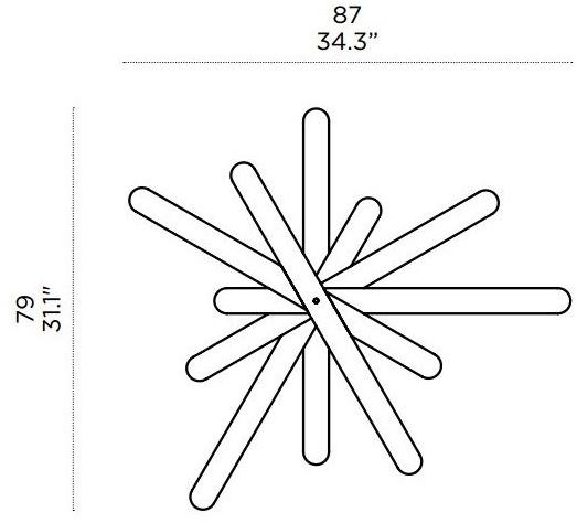 Casamania & Horm Настенные часы из дуба или ореха sun-id-1443704 - Вид №6