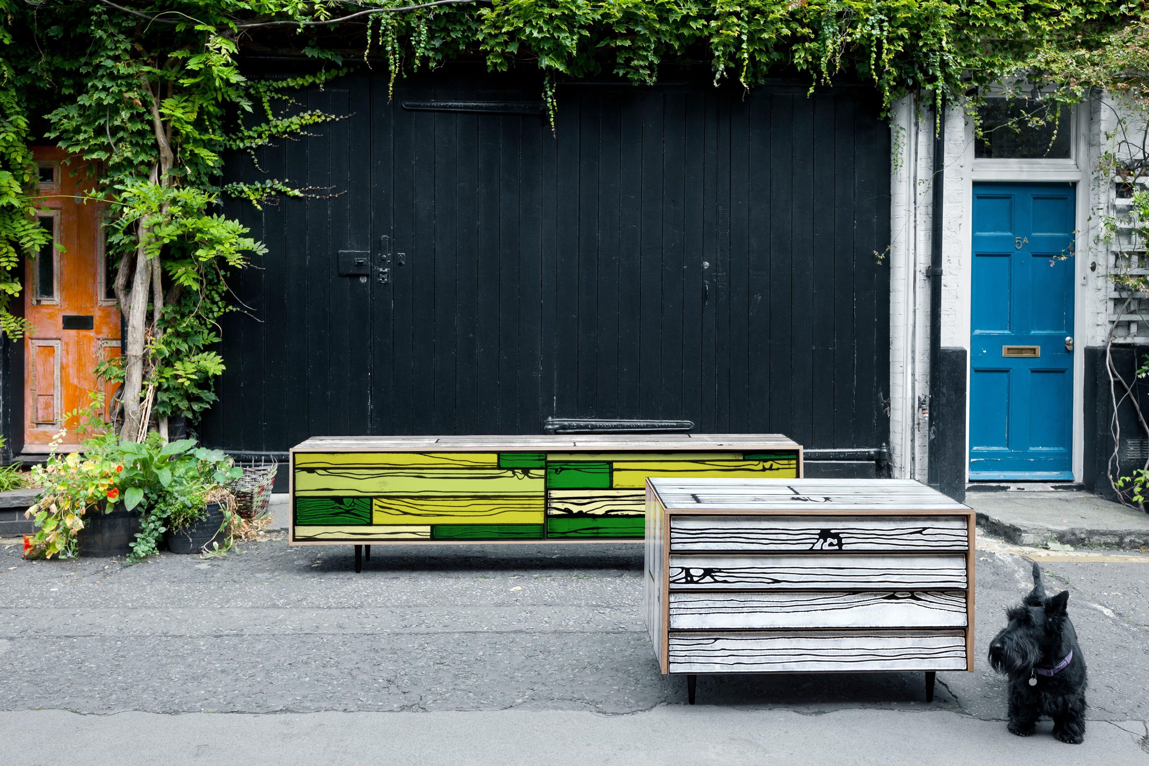 Прямоугольная фанерная тумбочка с ящиками Established&Sons Wrongwoods ARCH-00111556 - Вид №8