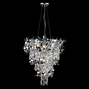 Подвесная люстра Crystal Lux Romeo SP10 Chrome D600 CRYSTAL LUX ДИЗАЙНЕРСКИЕ, ROMEO 058048 Хром