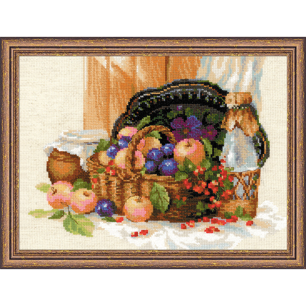 1610 Набор для вышивания Летнее изобилие 40 х 30 см RIOLIS Сотвори Сама 