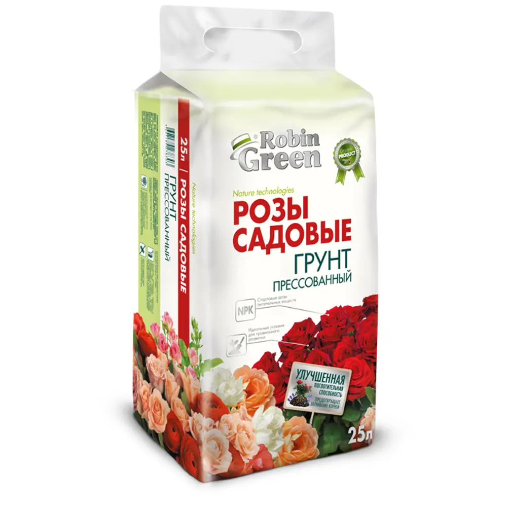 Грунт для садовых роз Робин Гри 25 л 84529355 STLM-2082802 ROBIN GREEN 