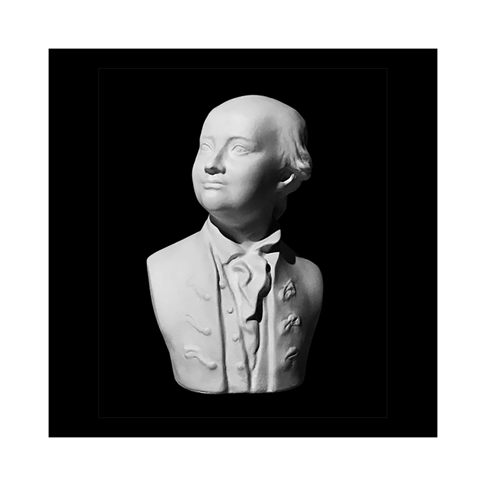 10-173 Бюст М.В.Ломоносова гипс 14.5х11.5х21.5 см Santreyd 