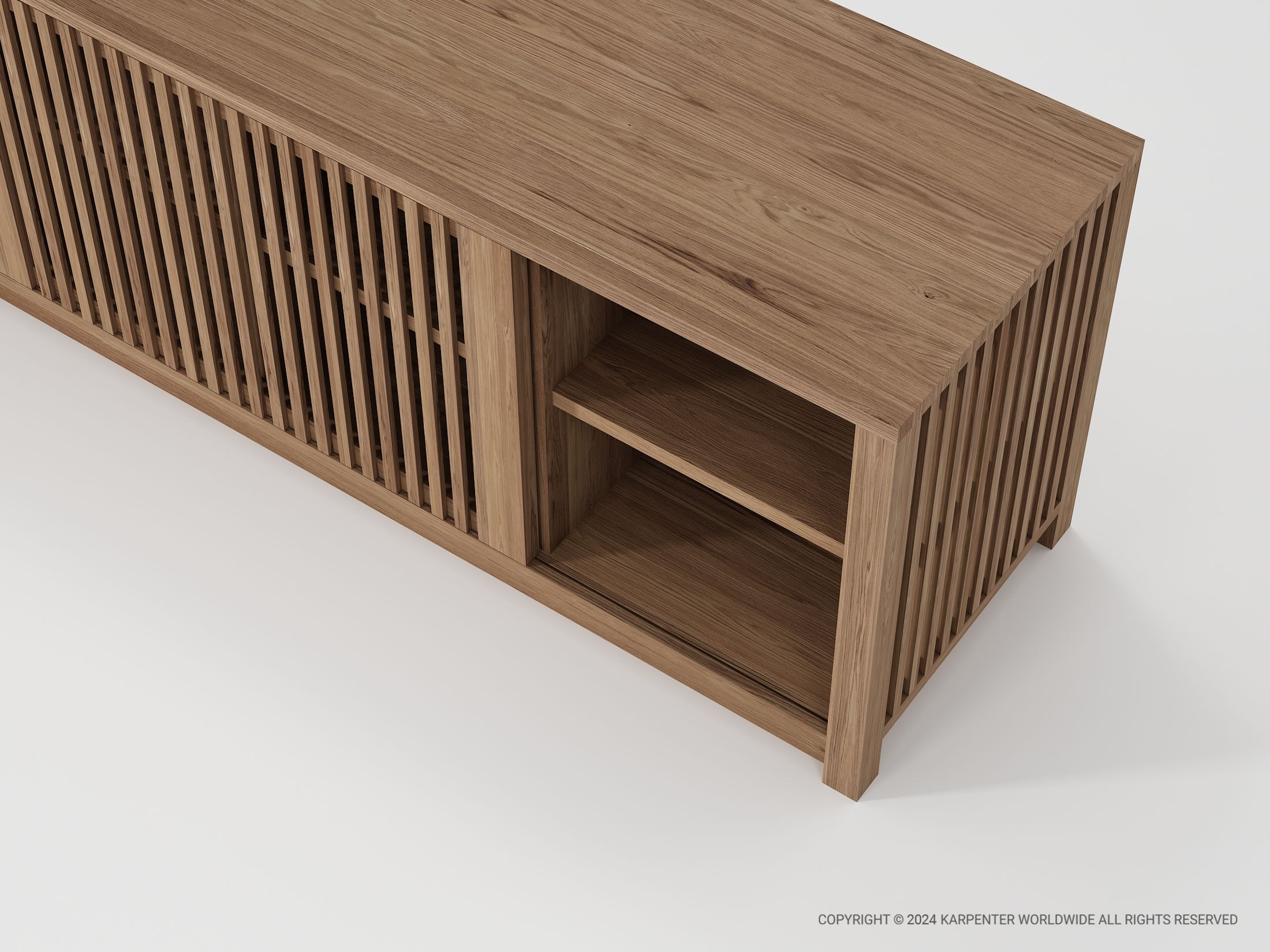 Деревянный шкаф с раздвижными дверями KARPENTER Ray ARCH-00043794 - Вид №6