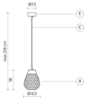 Karman Подвесной светильник с прямым светом в стекле Ceraunavolta sun-id-1365210 - Вид №9