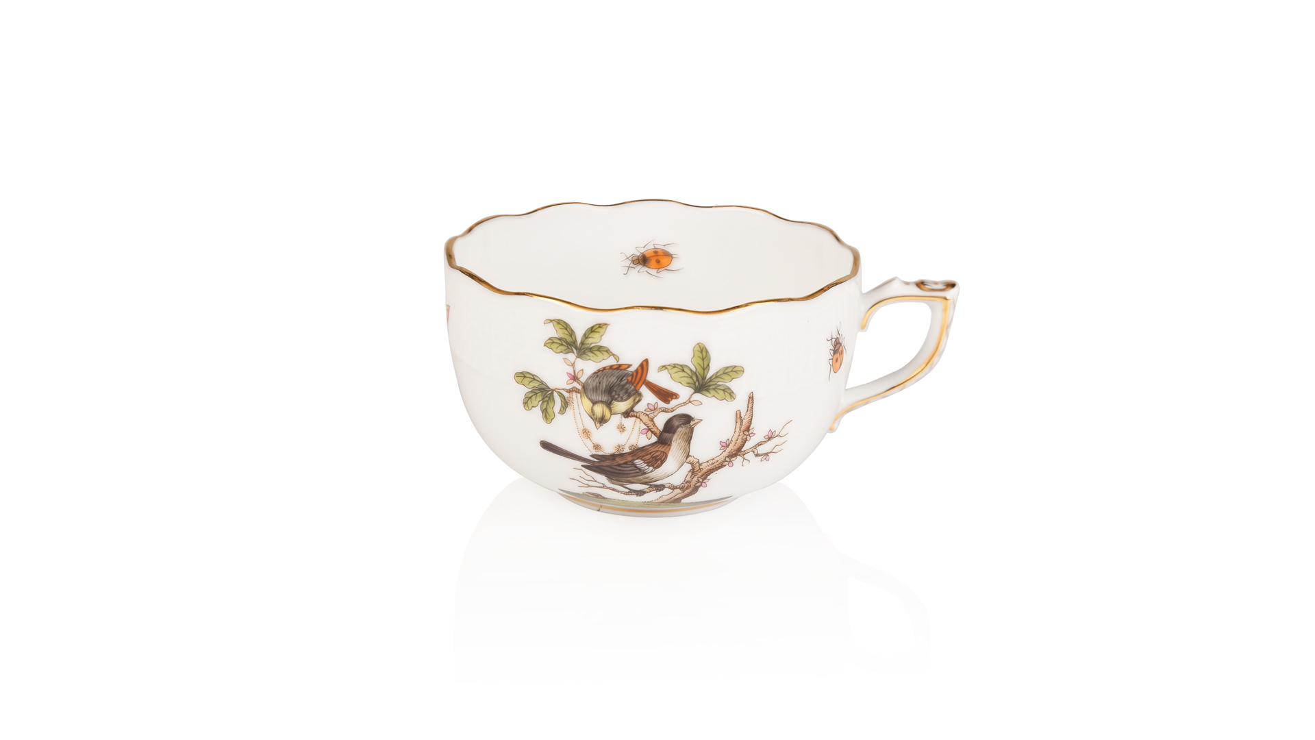 1051638 Herend Чашка чайная с блюдцем 200мл "Ротшильд" Фарфор  - Вид №1