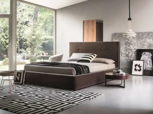 Lema Двуспальная кровать из ткани