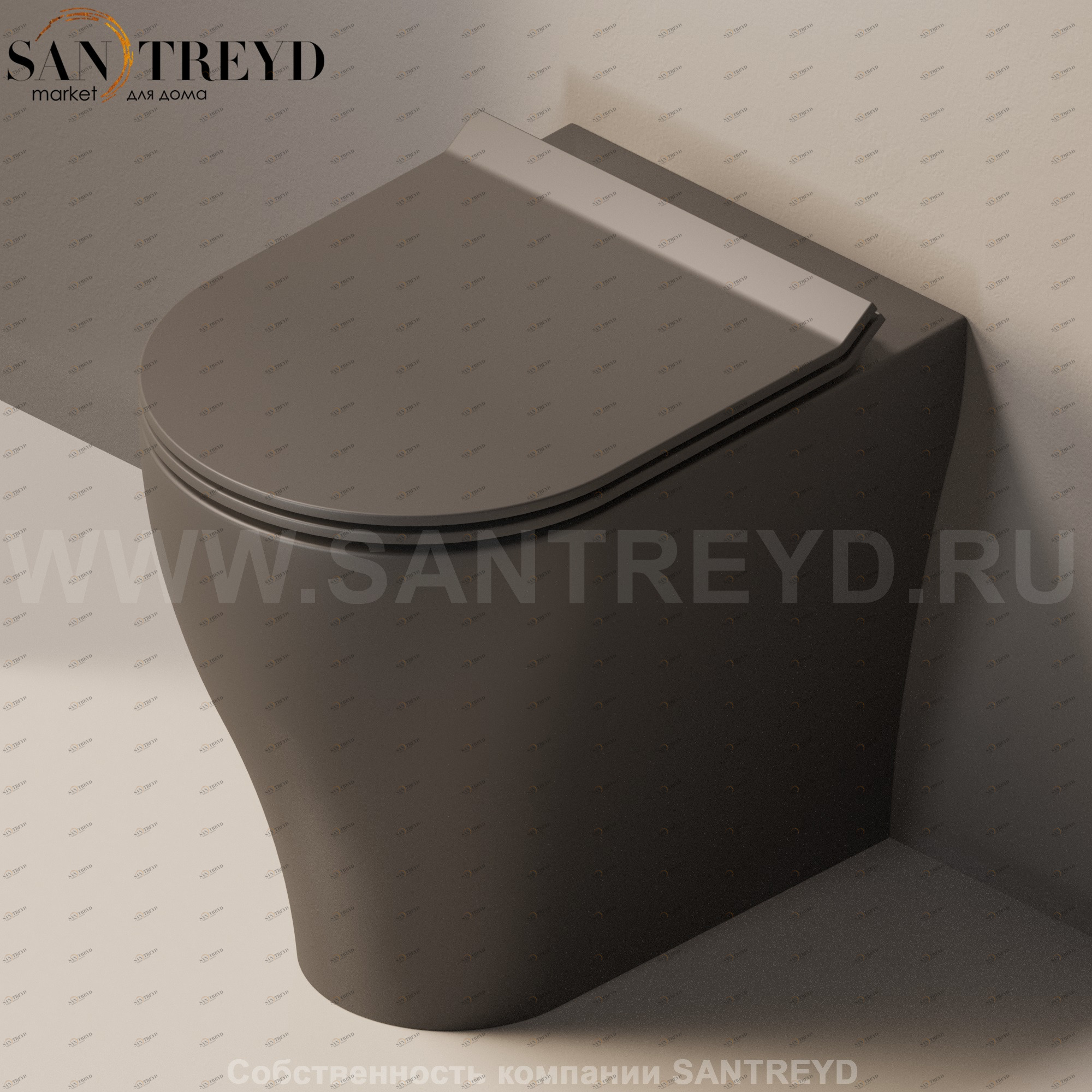 AP117G7006 Приставной унитаз напольный Черный Ceramica Flaminia App Италия