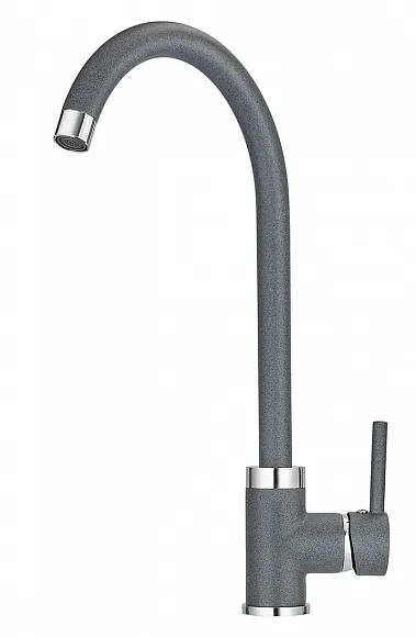 2125, ГРАФИТ (ЧЁРНО-СЕРЫЙ), СМЕСИТЕЛЬ КУХОННЫЙ