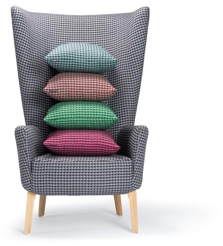 Deadgood Стеганое кресло с подлокотниками из ткани с подлокотниками Lovedup L3 - Вид №5