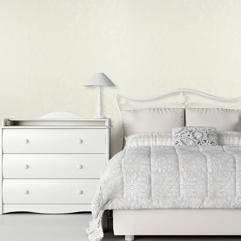 Обои флизелиновые Кристалл белые 1.06 м 0333-11 BELVINIL STLM-2099888 - Вид №3