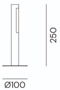 Il Fanale Светодиодный столб из нержавеющей стали To-be 280.03.44/280.04.44 - Вид №2