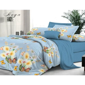 91387006 Комплект постельного белья Эльф Bella Vita Luxe 1191-Надя, полутораспальный, бязь, разноцветный STLM-1036920