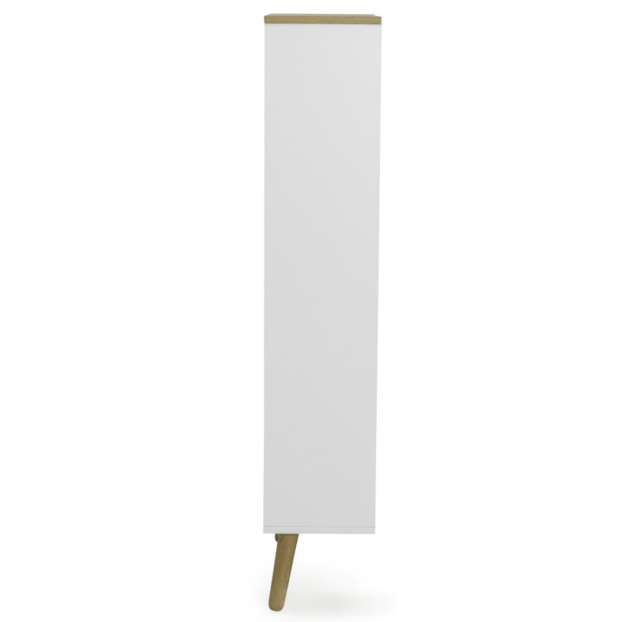 Шкаф для обуви Tenzo Dot, 128х57,5х24 см, дуб, белый 1657454 - Вид №4