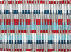 10623235 Harman Салфетка подстановочная 30,5х46см "Штрих" (серо-красная) Ткань