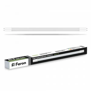 Лампа светодиодная Feron G13 10W 4000K LB-213 25497 FERON  00-3956520 Матовый