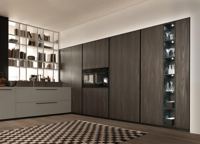 Floritelli Cucine Модульная кухня из ламината с полуостровом Seta sun-id-1354214 - Вид №2