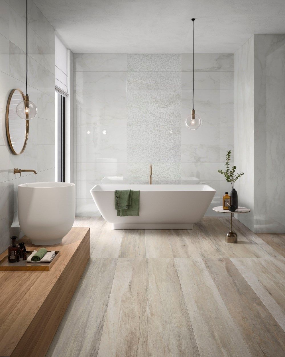 Пол из керамогранита с мраморным эффектом Supergres Чистота мрамора ARCH-00080391 - Вид №26