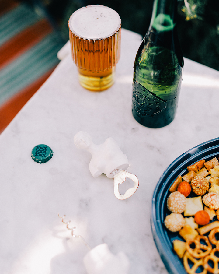 DYHESOPWH Открыватель для бутылок металлический hestia белый Doiy  - Вид №1