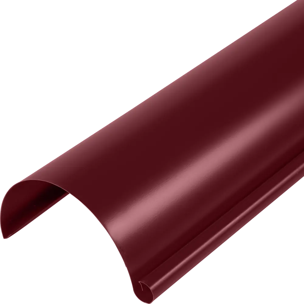 Желоб полукруглый 2000 D125 мм цвет вишня ВЕГА STLM-2003988 - Вид №1