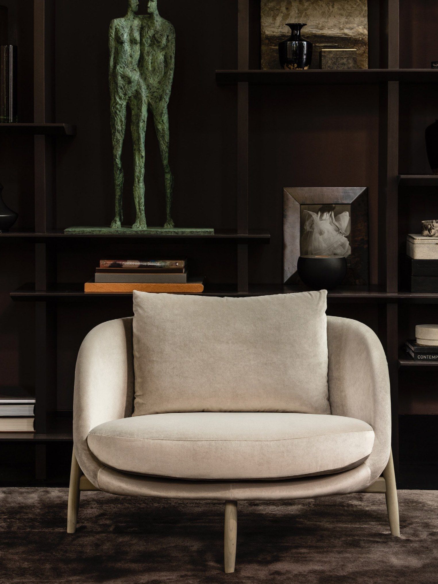 Тканевое кресло с подлокотниками Linteloo Heath ARCH-00130097 - Вид №12