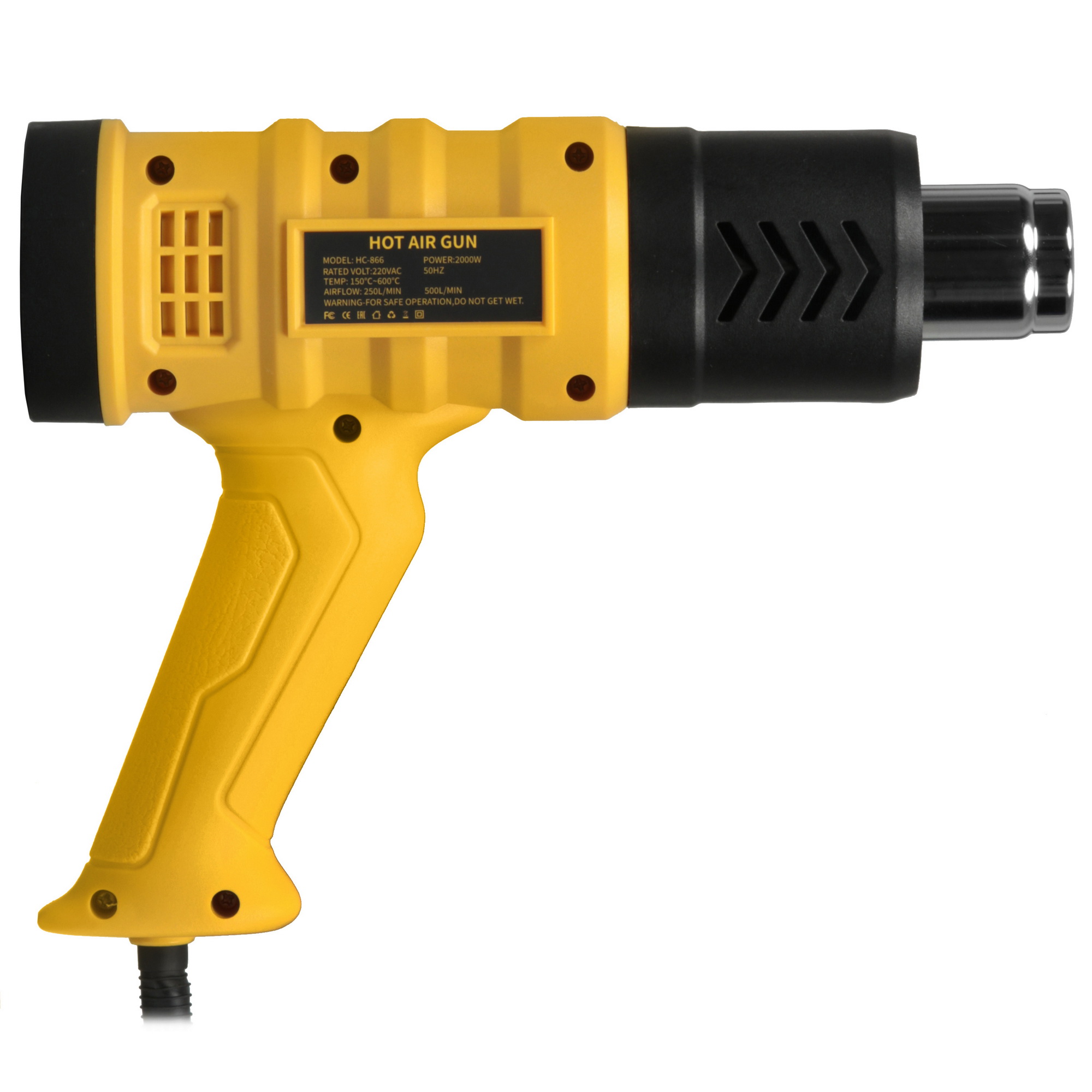 Строительный фен HOOMOTEK LIGHT YELLOW 5624857 STDN-0028894 - Вид №1