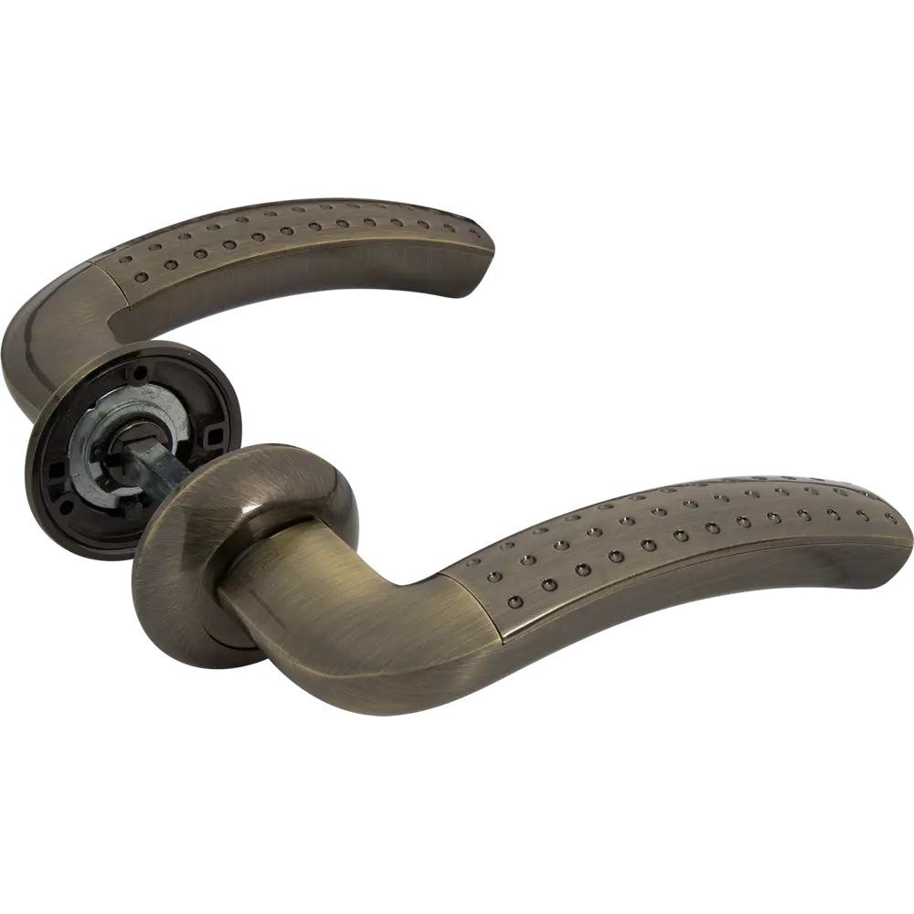 Ручка дверная на розетке Intro RM ABG6, цвет бронза FUARO STLM-2011766