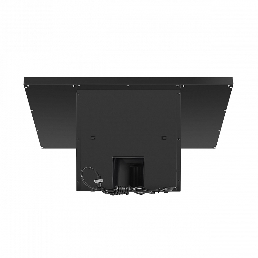 TOWER Light 50 Black Glass Black Вытяжка tower light 50 чёрный/чёрное стекло/ • тип: настенная• цвет: черный• управление: кнопочное• ширина, мм: 500• полная потребляемая мощность, вт: 150• количество скоростей: 3• максимальная производительность, м3/ч: 47 Santreyd  - Вид №3