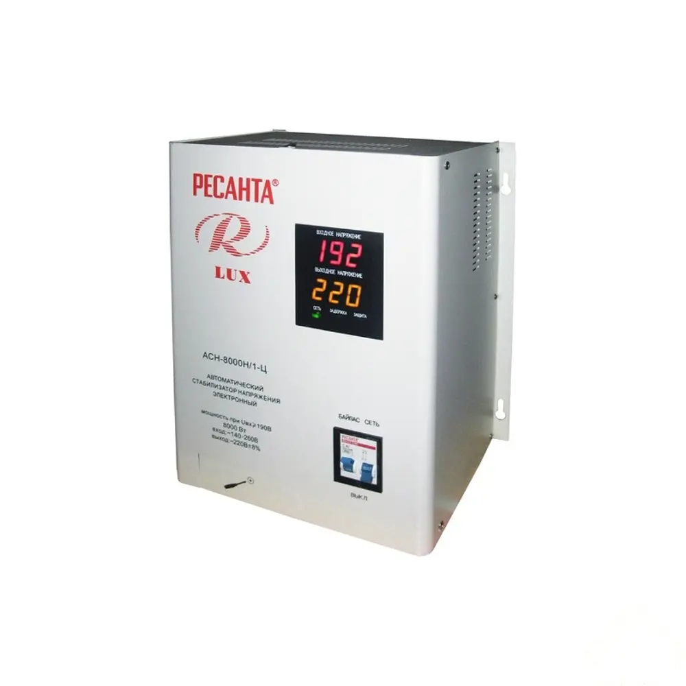 Стабилизатор напряжения настенный Ресанта 8 кВт STLM-2002053