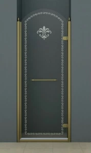 Душевая дверь в нишу CEZARES RETRO-A-B-1-90-CP-Br-L