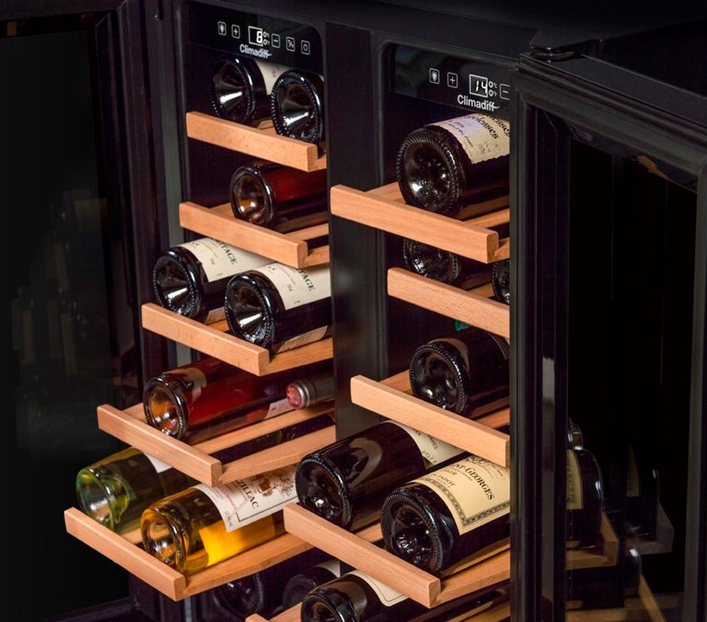 9988984 Винный шкаф Climadiff CBU40D1B черный STDN-0121882 - Вид №3