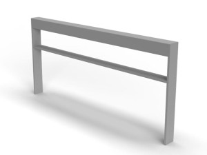 Окантовка клумбы с порошковым покрытием