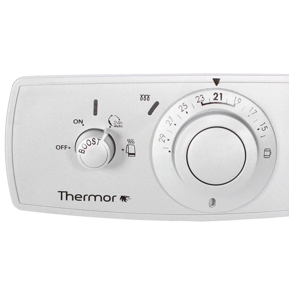 Полотенцесушитель электрический Thermor Corsaire 500x910 мм 300 Вт с терморегулятором лесенка цвет хром 18685503 STLM-2157441  - Вид №1