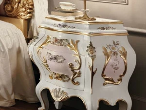 Modenese Gastone Лаковая прикроватная тумба с ящиками Villa venezia