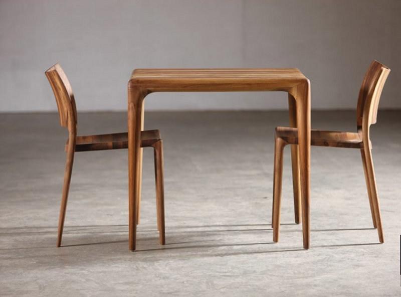 Artisan Квадратный деревянный стол Latus Dtlaxxyy  - Вид №1