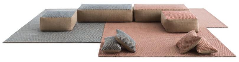 GAN Подушка из джута квадратная Raw sun-id-1344622 - Вид №6