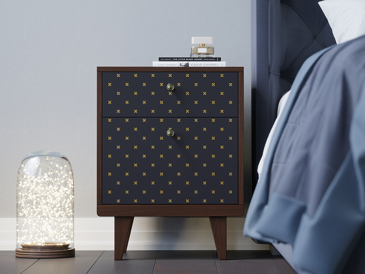 Тумбочка прикроватная дуб Thimon THE IDEA  210283 Бежевый;дуб сонома  - Вид №3